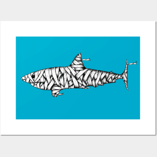 Shark Mummy Posters and Art